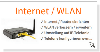 PCService Hilfe DSL Internet WLAN einrichten